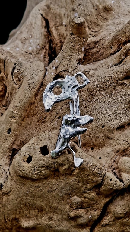 Unika sølv broche