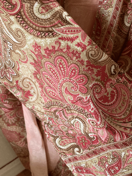 Kimono silke/velour (5)