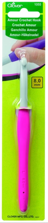 Tilbehør: Hæklenåle fra Clover - alle str. 0,6 mm - 15 mm billede 10