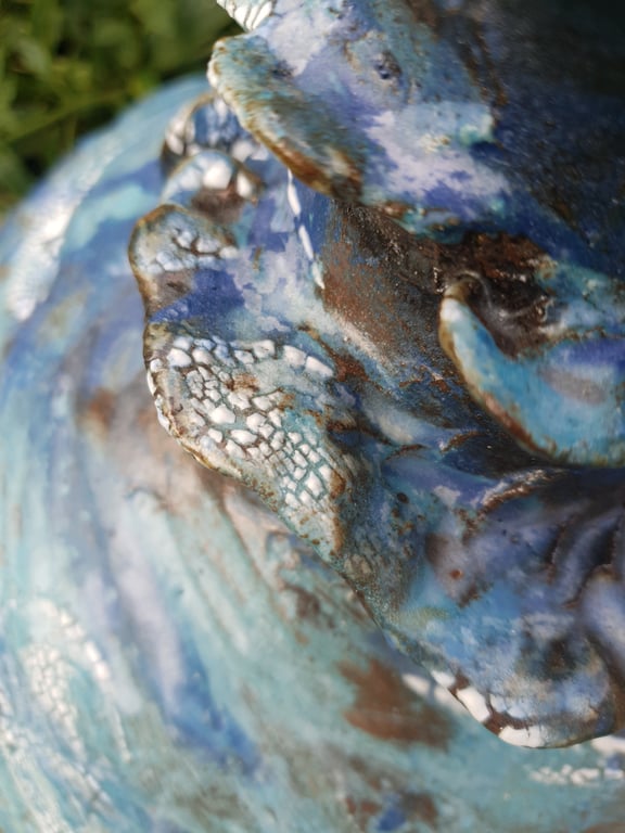 Minder fra havet - skulpturel vase  billede 3