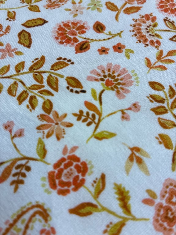 Jersey - Paisley Flowers  billede 2