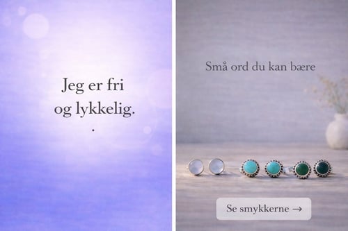 Jeg er fri og lykkelig 