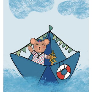 Plakat: På havet – produktbillede