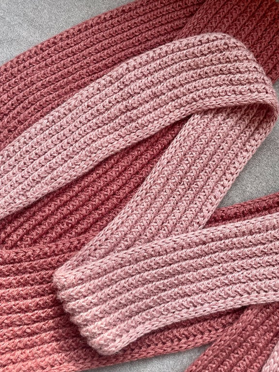 Elise Scarf strikkeopskrift billede 3