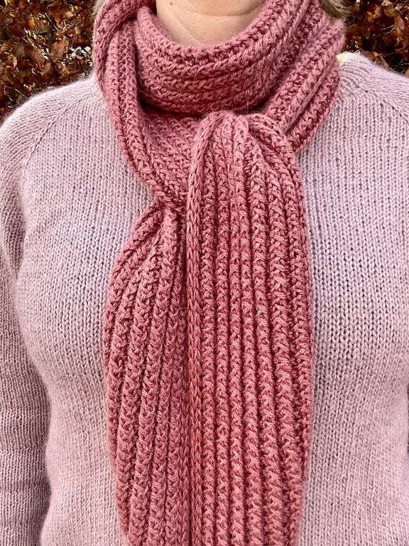 Elise Scarf strikkeopskrift billede 4