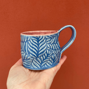 bladkrus lyseblå/rosa – produktbillede