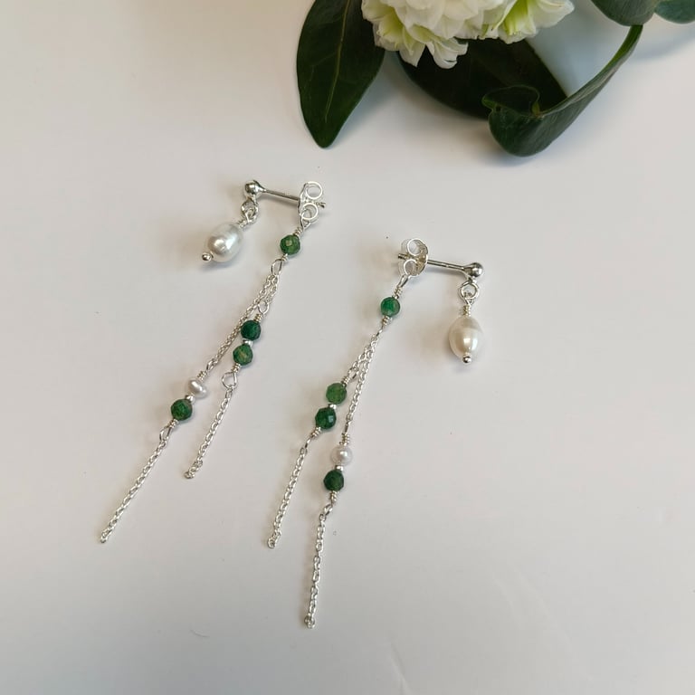 Anemonen - hvid og grøn billede 2