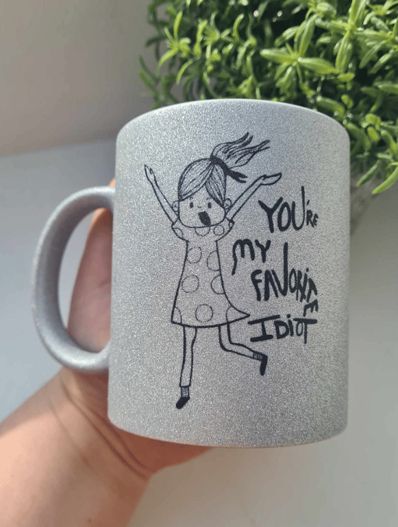 Krus: youre my favorite idiot Sølv glimmer