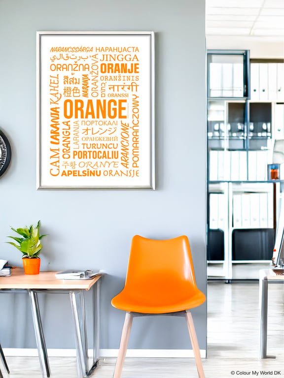 Farven orange
