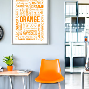 Farven orange – produktbillede