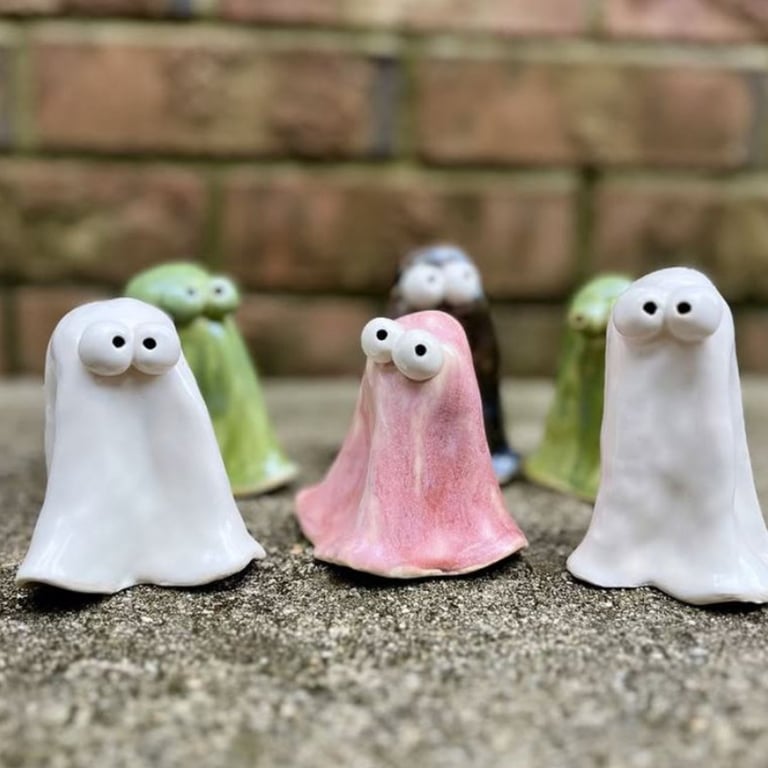 Spøgelse - googly eyes billede 3