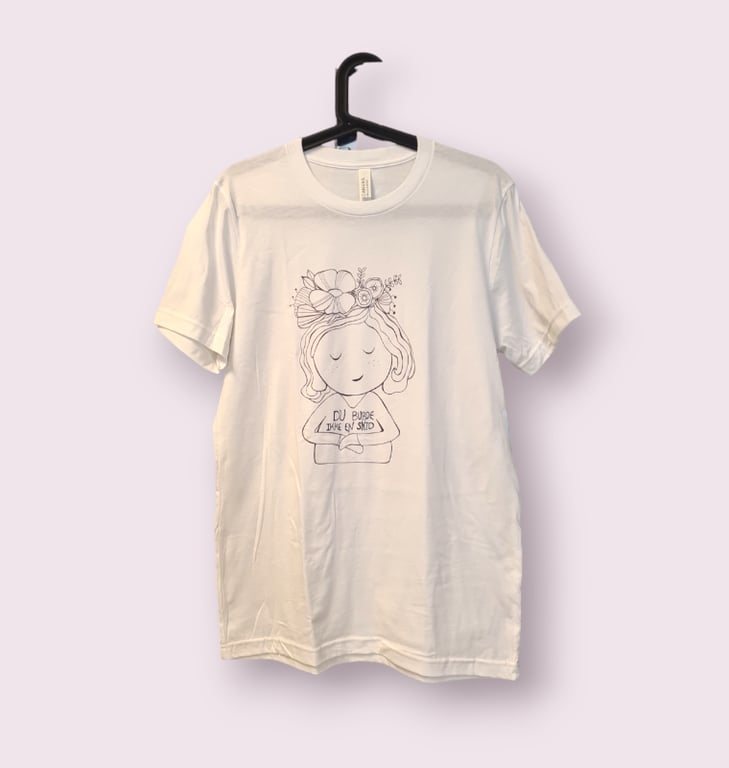 T-shirt: du burde ikke en skid Hvid Large 