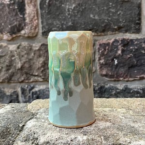 Vase, facetskåret  – produktbillede