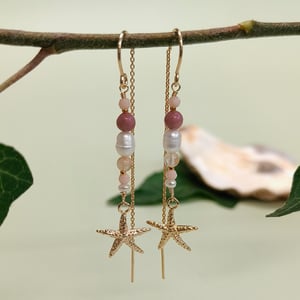 Sandstjernen øreringe – produktbillede