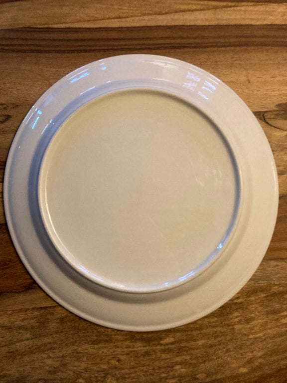 Store musselmalede middagstallerkner billede 3