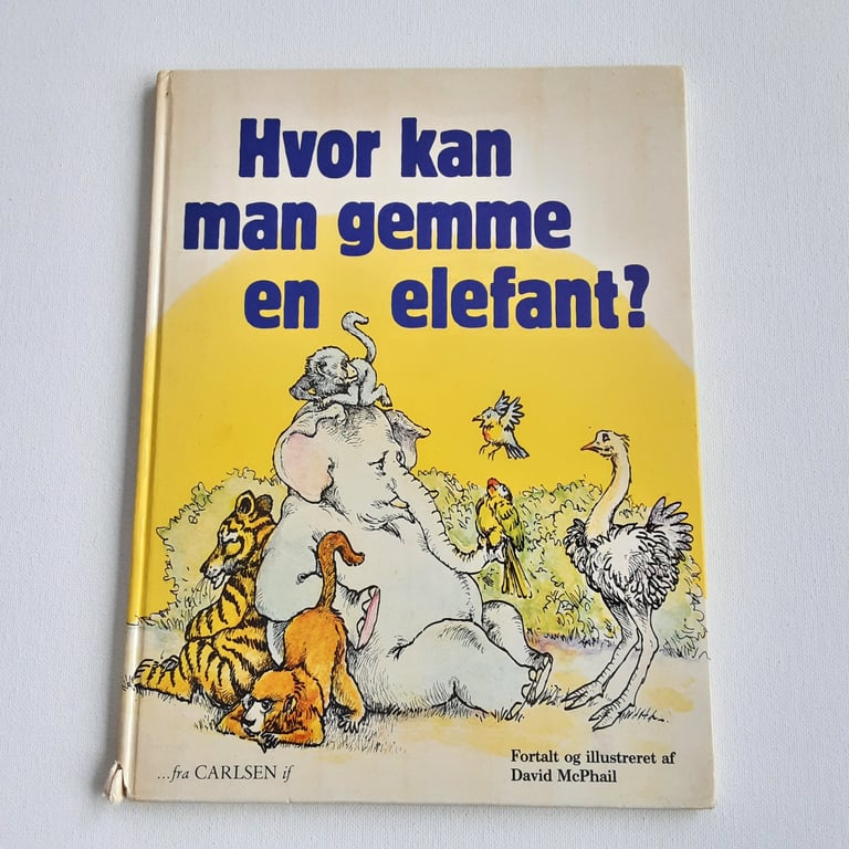 David McPhail: Hvor kan man gemme en elefant