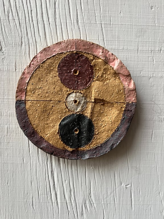Relief i keramik, 14 cm 
