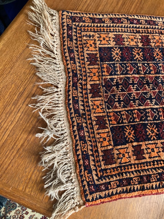 Håndknyttet dørmåtte  (4)