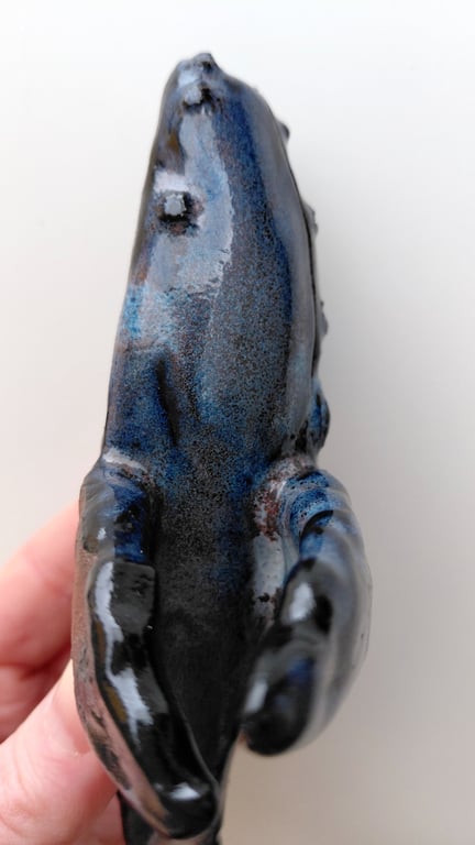 væghængt dansende pukkelhval  billede 6