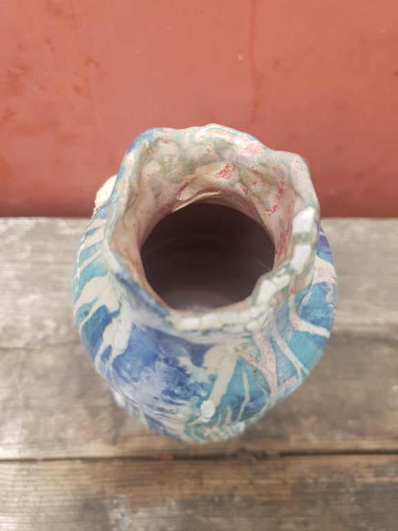 Malerisk ansigtsvase  billede 4