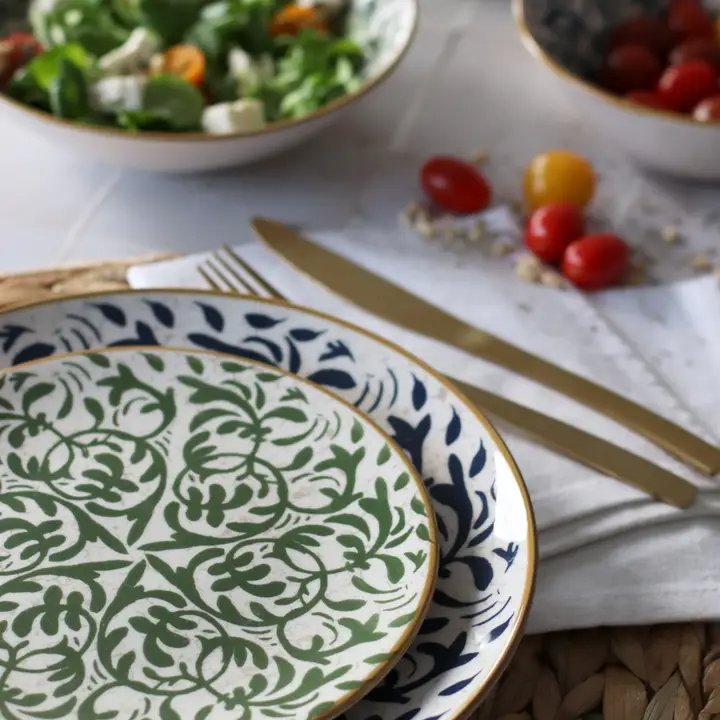 Héraclée Middag Blå - 27 cm. (5)