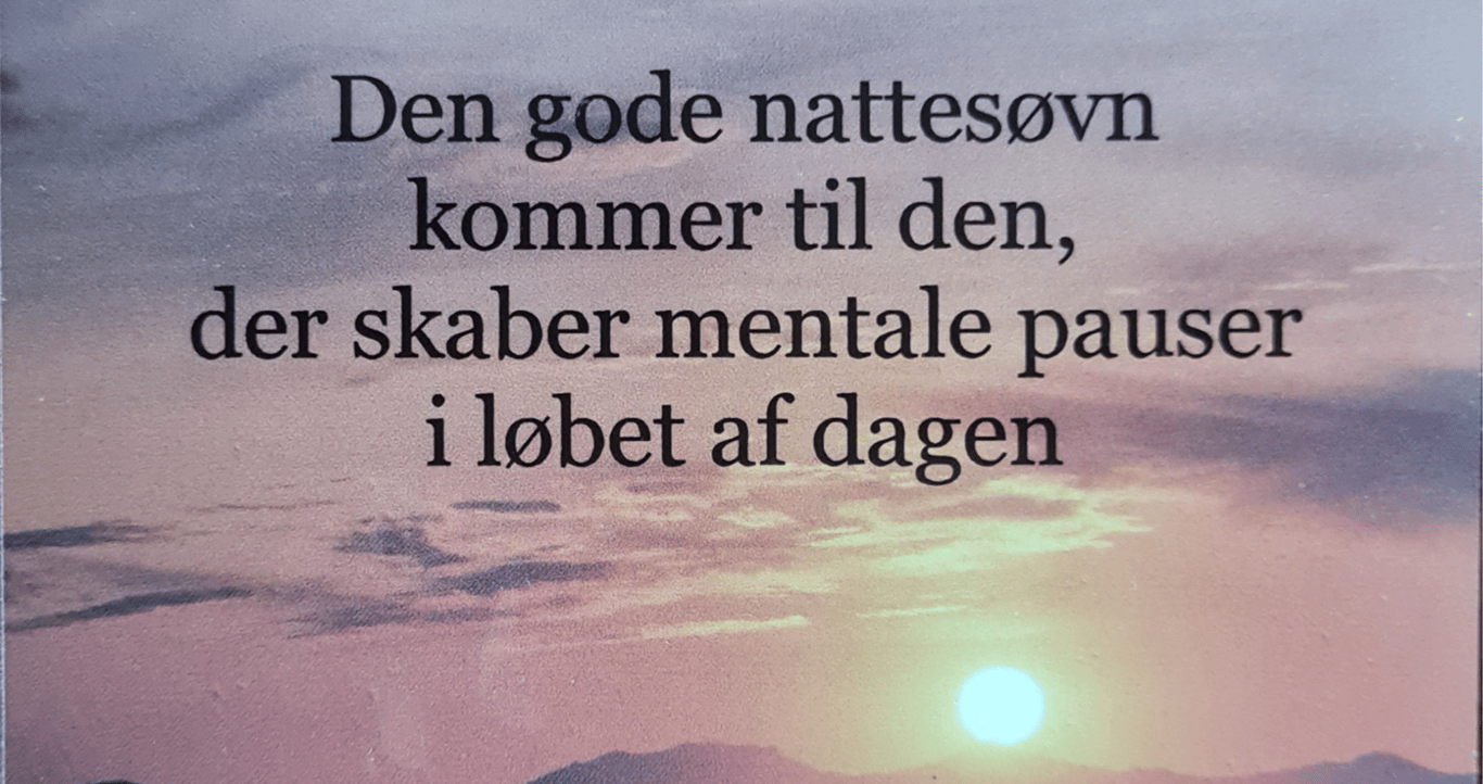 Køleskabsmagnet Nattesøvn