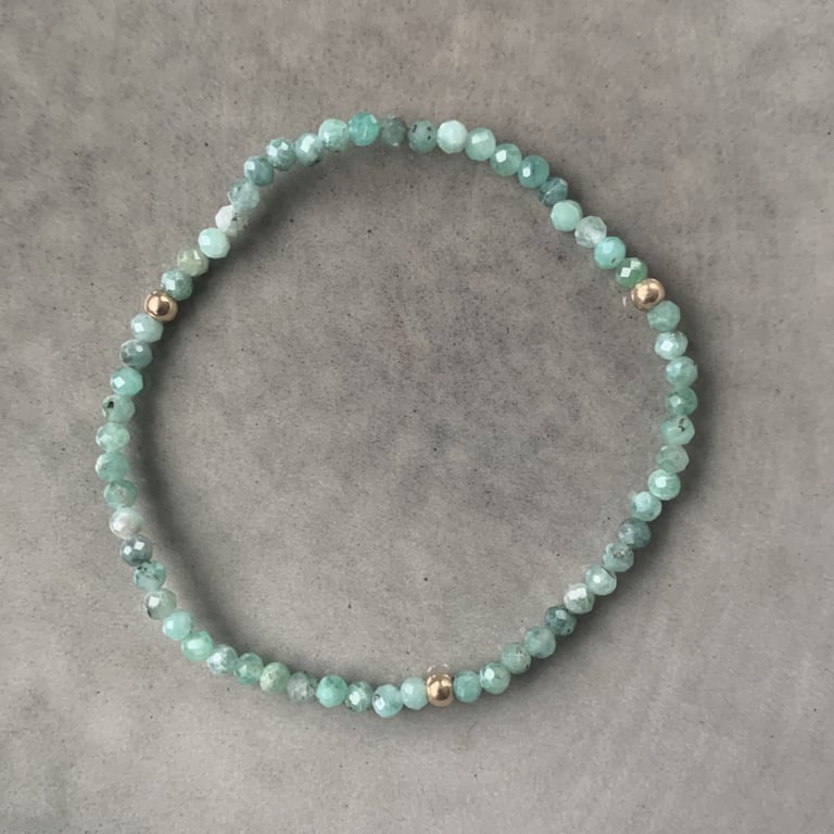 Smaragd armbånd 3mm