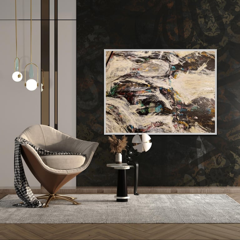 #1279 100x130 cm SOLD billede 3