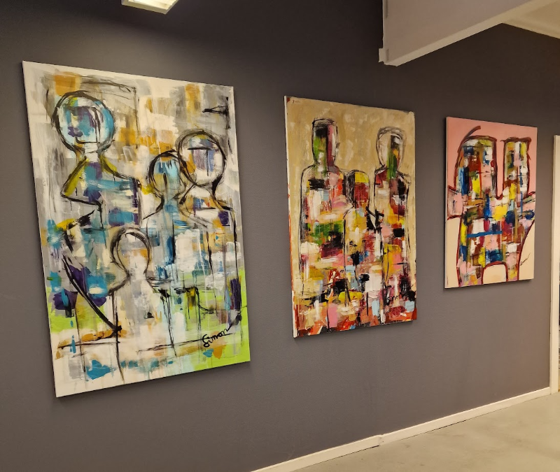 #1132 Maleri 100X140cm  SOLD billede 6
