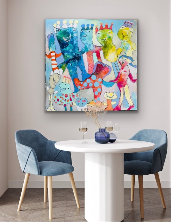 100cm x 100cm billede 6