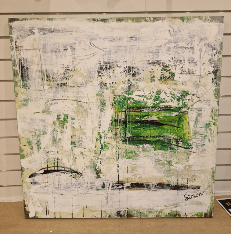 #1268  100 x 100 cm  SOLD