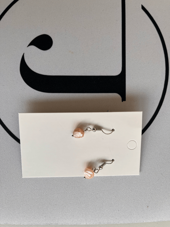 peaces øreringe med ferskvands perler billede 2