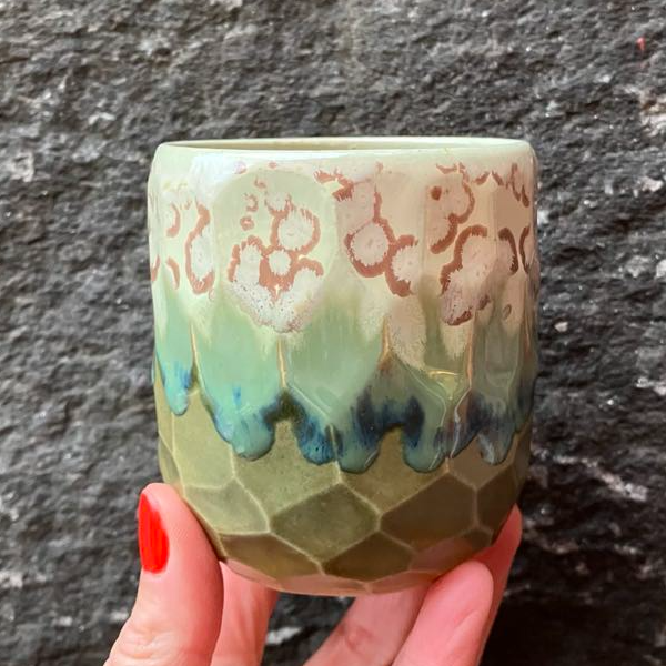 Facetskåret unika kop billede 3