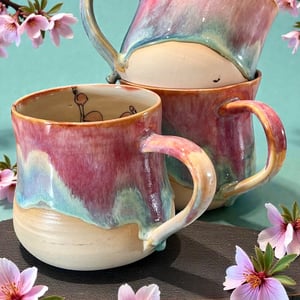 Flamingo i poolen  – produktbillede