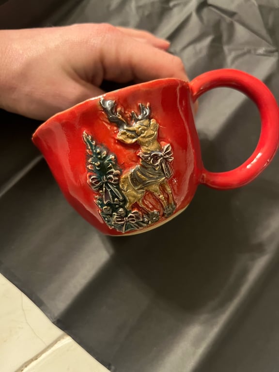 Julekop med rensdyr 
