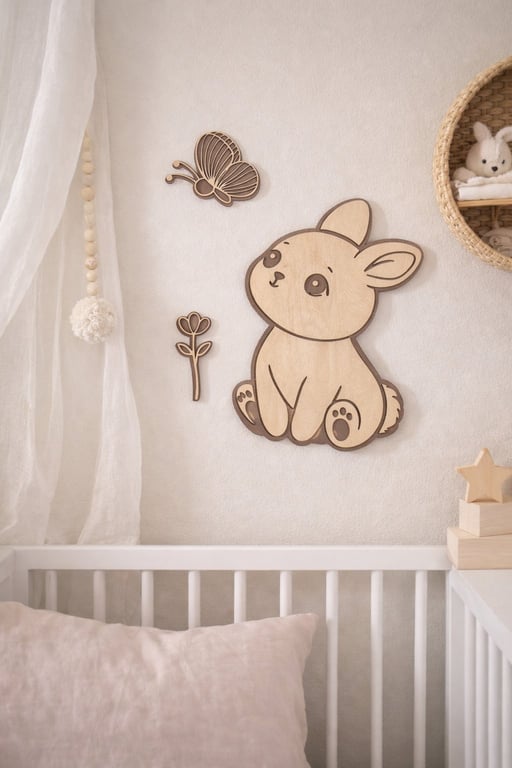 NOR | Lille Kanin | Vægdekoration