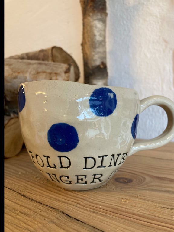 “Fold dine vinger ud” krus.