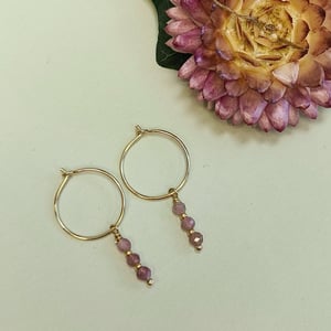 Trillinger - creoler - lyserød – produktbillede