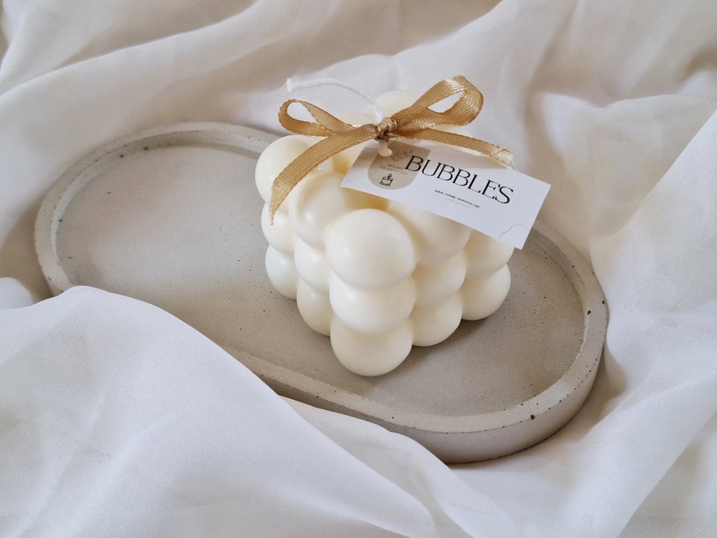 Soja stearinlys "Bubbles" lille billede 3