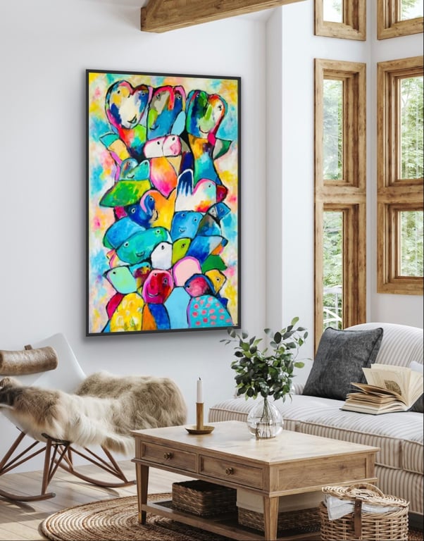 80cm x 120cm billede 4