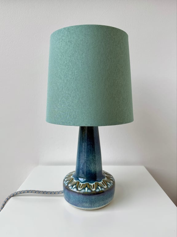 Upcycled vintage bordlampe - Søholm Keramik