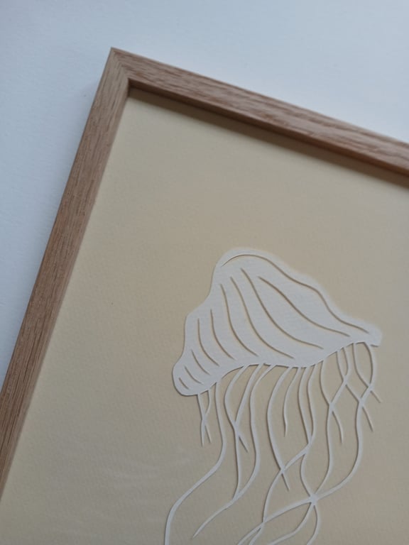 A4 gople nr 76 - Creme - indrammet  (2)