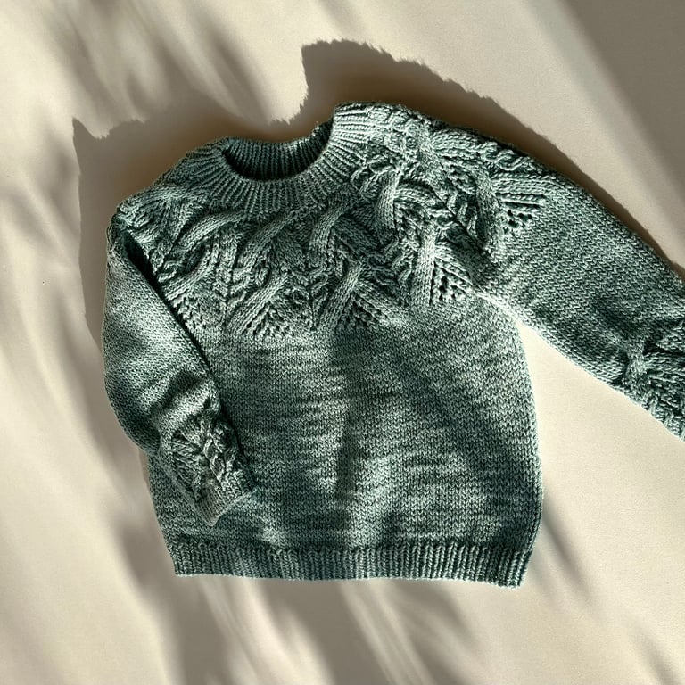 Mossi Sweater Kids - Strikkeopskrift PDF Dansk billede 5