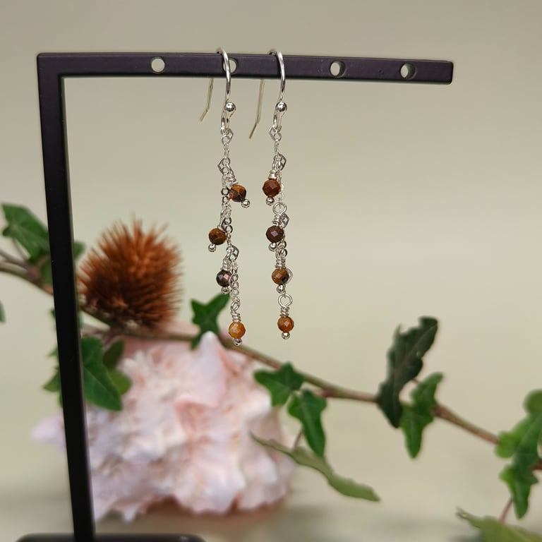 Blomster på hjertestien - brun billede 2