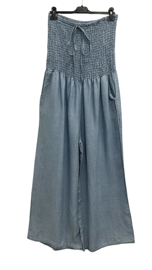 Augusta Jumpsuit, Light denim blue. Onesize 36-46. (2)