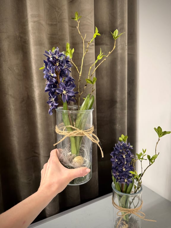 Hyacint i glas  billede 4