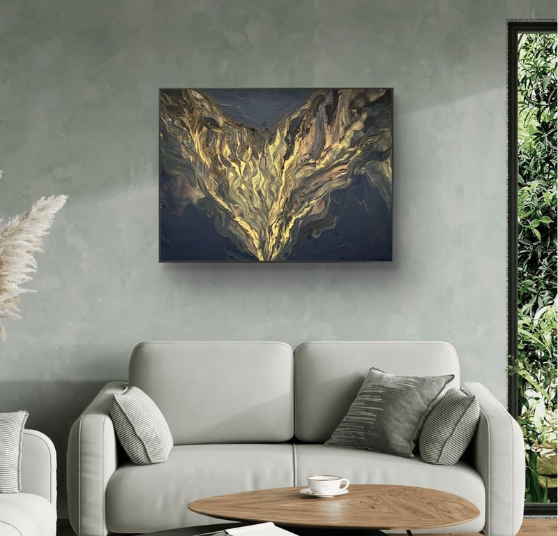 Golden heart. Pris på forespørgsel. billede 2