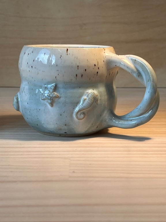 Strand kop, 280 ml. H: 7,5 cm billede 2