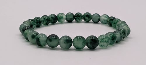 Grøn Jade Armbånd - 6mm