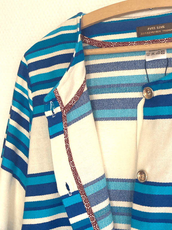 Lang jakke i klassisk look billede 3